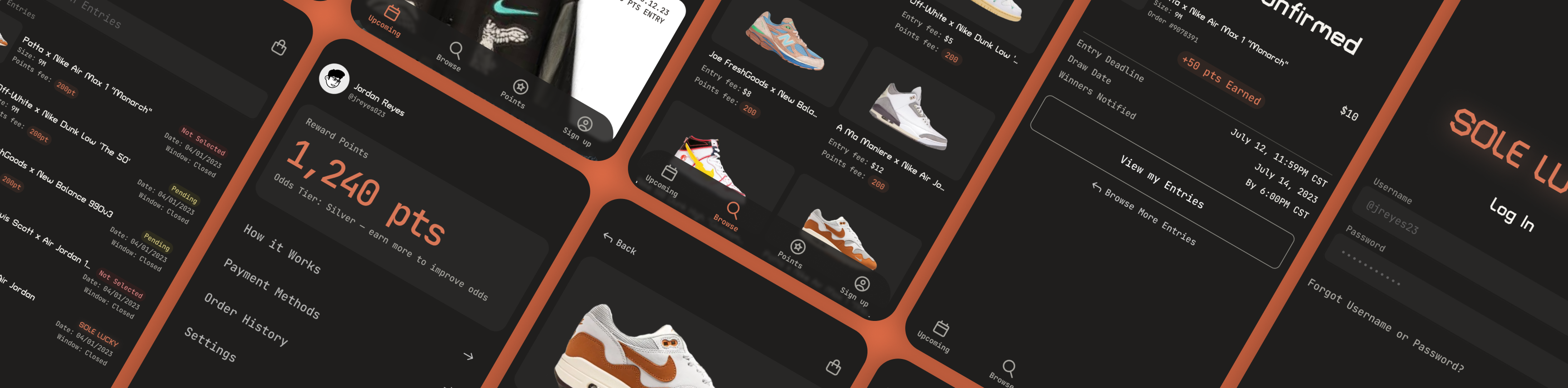 Sole Lucky app overview